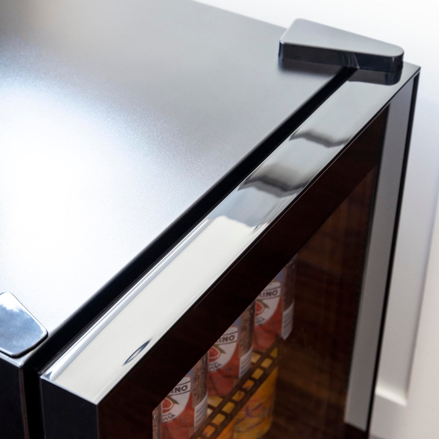 Newair 90 Can Freestanding Beverage Fridge in Onyx Black, with Adjustable Shelves and Lock AB-850B-Beverage Fridges-The Wine Cooler Club