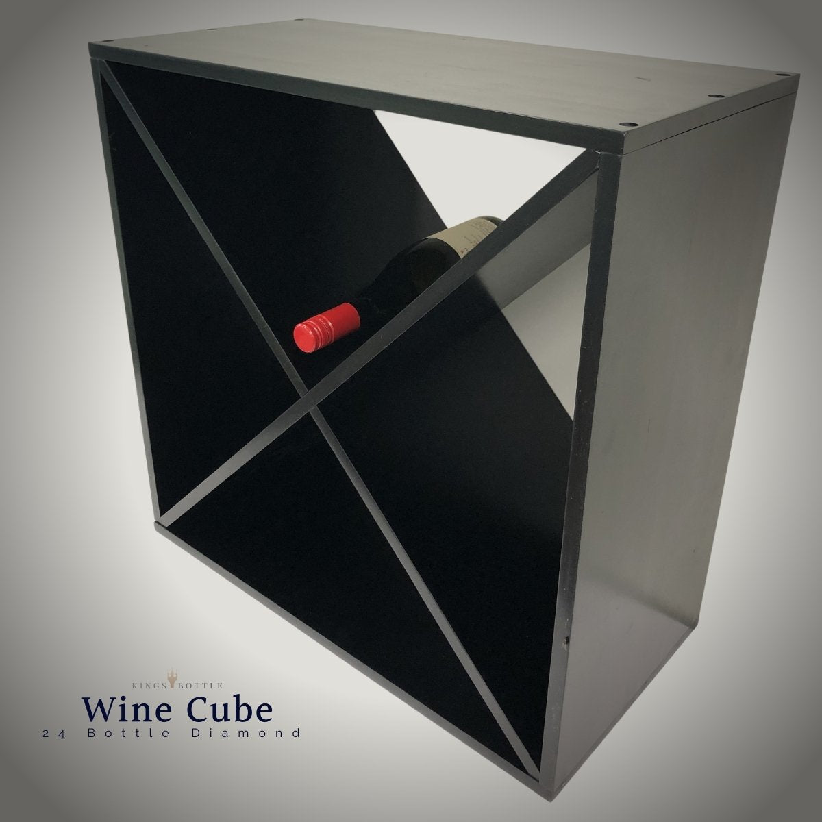 Kingsbottle 24 Bottle Compact Wine Cube WCD24N-Wine Racks-The Wine Cooler Club