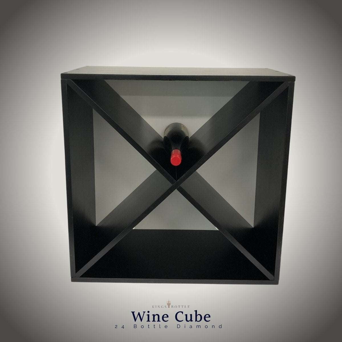 Kingsbottle 24 Bottle Compact Wine Cube WCD24N-Wine Racks-The Wine Cooler Club