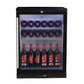 Kingsbottle 24 Inch Glass Door Back Bar Beer Fridge KBU55BP, RHH-Wine Coolers-The Wine Cooler Club