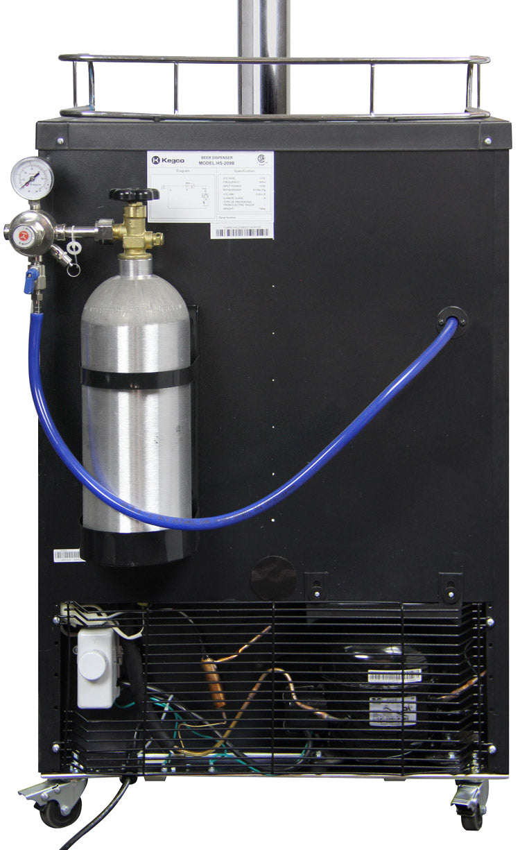 24" Wide Kombucha Triple Tap Stainless Steel Kegerator-Kegerators-The Wine Cooler Club