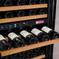 47" Wide FlexCount II Tru-Vino 112 Bottle Three Zone Black Side-by-Side Wine Refrigerator - BF 3Z-VSWR5656-B20-Wine Coolers-The Wine Cooler Club