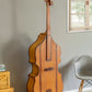 6.5 Feet Tall Violin, 3 Shelf Large Violin Shaped Cabinet With Door QI003769-Wine Bottle Holders-The Wine Cooler Club