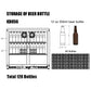 Kingsbottle 36 Inch Outdoor Beverage Refrigerator 2 Door For Home KBU56ASD-Wine Coolers-The Wine Cooler Club