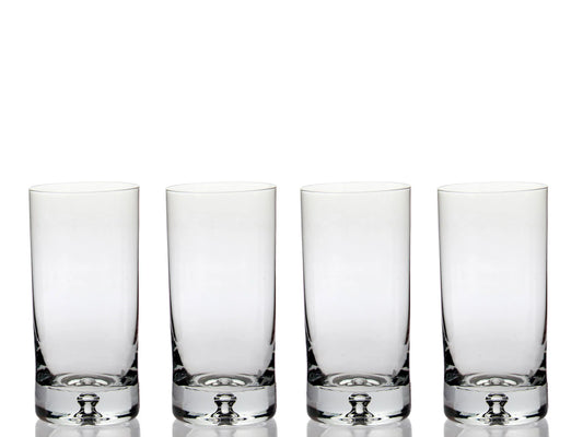 Ravenscroft Taylor Highball Glass (Set of 4) with Free Microfiber Cleaning Cloth W0450