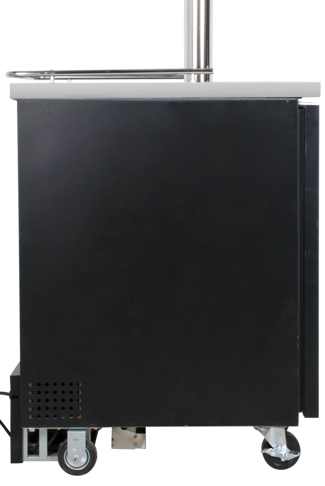 24" Wide Kombucha Single Tap Black Commercial Kegerator-Kegerators-The Wine Cooler Club