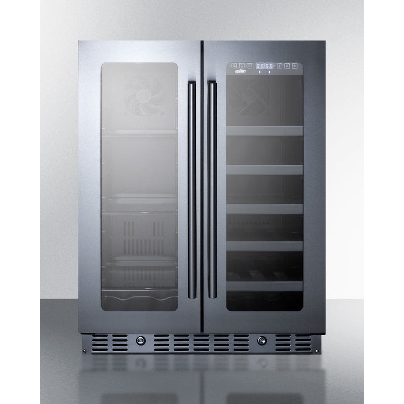 Summit 24" Built-In Wine/Beverage Center, ADA Compliant ALFD24WBVCSS-The Wine Cooler Club