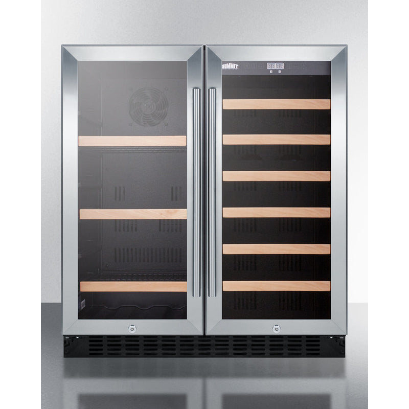 Summit 30" Wide Built-In Wine/Beverage Center SWBV3071-Wine Cellars-The Wine Cooler Club