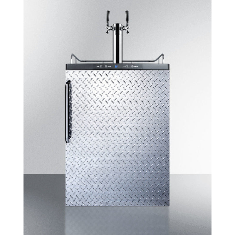 Summit 24" Wide Built-In Kegerator SBC635MBIDPLTWIN-Kegerators-The Wine Cooler Club