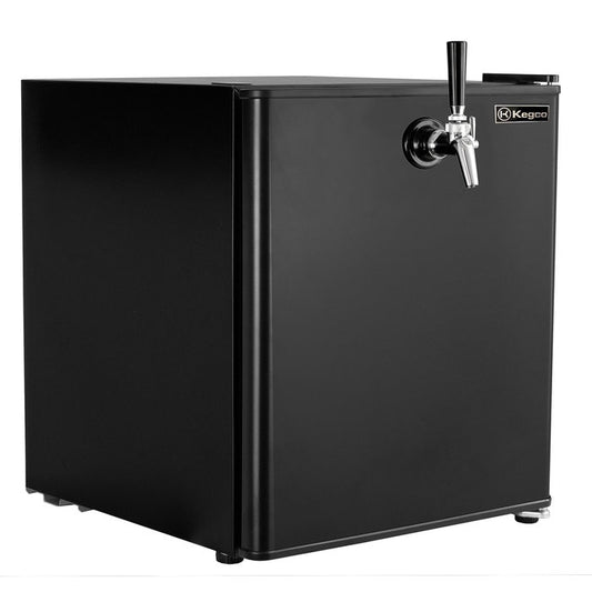 17" Wide Carbonated Water Single Tap Black Commercial/Residential Mini Kegerator-Kegerators-The Wine Cooler Club