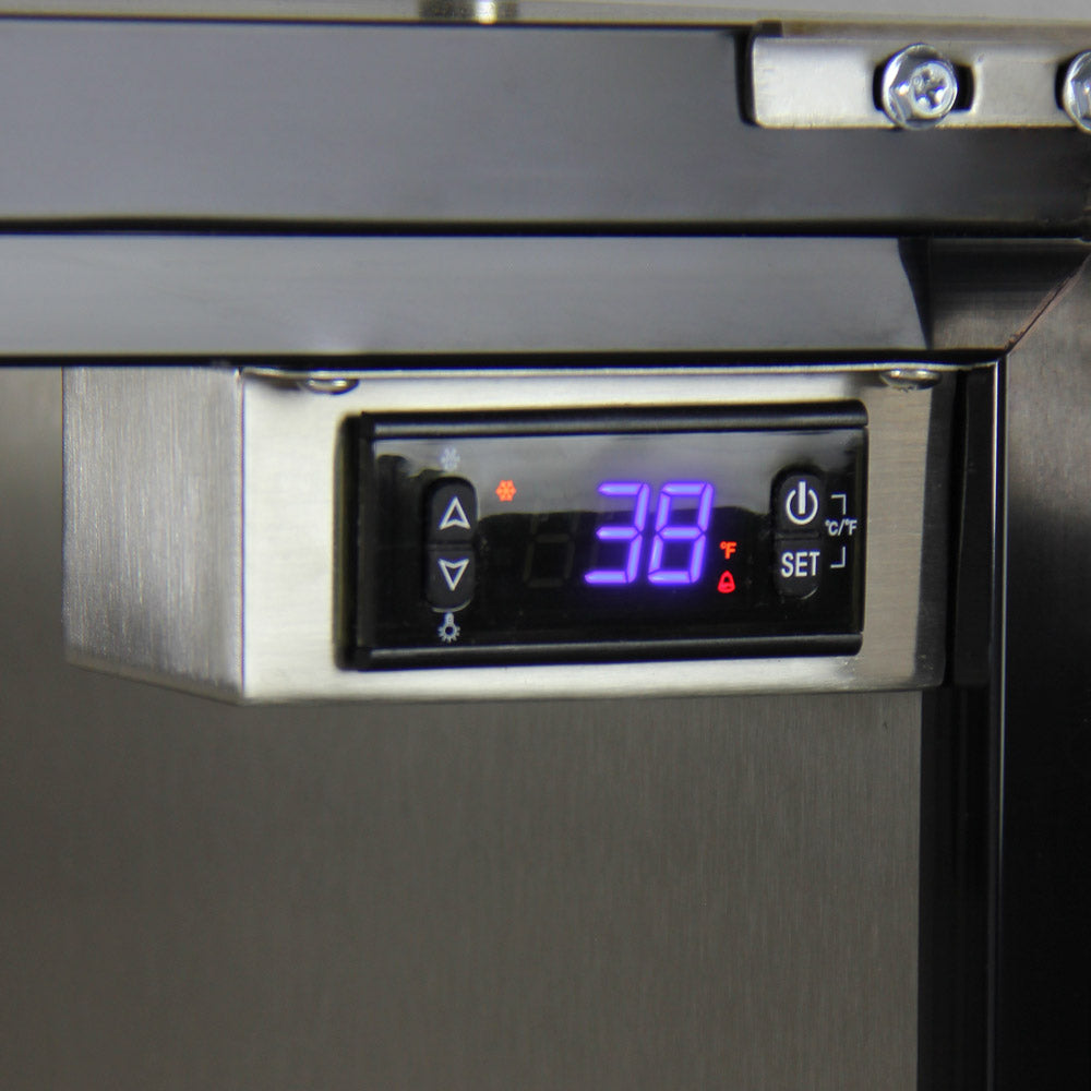 24" Wide Cold Brew Coffee Single Tap All Stainless Steel Outdoor Built-In Right Hinge Kegerator-Kegerators-The Wine Cooler Club