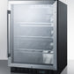 Summit 24" Wide Single Zone Built-In Commercial Wine Cellar SCR610BLCH-Wine Cellars-The Wine Cooler Club