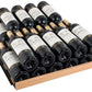 47" Wide FlexCount II Tru-Vino 344 Bottle Four Zone Black Side-by-Side Wine Refrigerator - BF 2X-VSWR172-2B20-Wine Coolers-The Wine Cooler Club