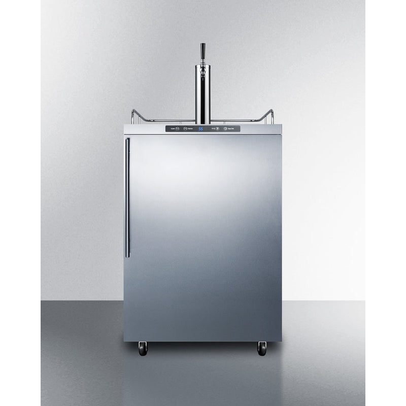 Summit 24" Wide Outdoor Kegerator SBC635MOSHV-Kegerators-The Wine Cooler Club