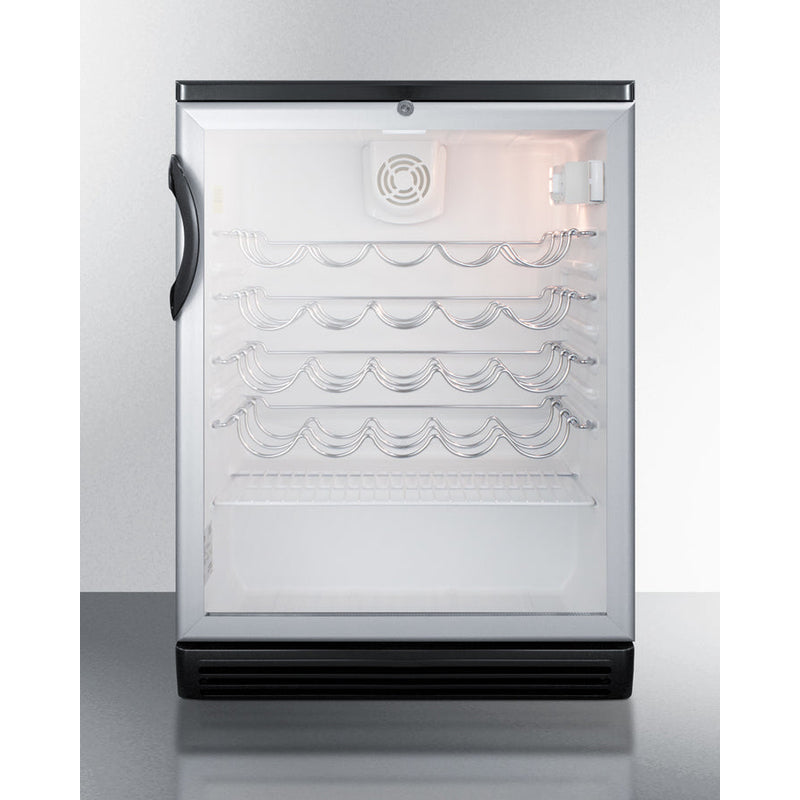Summit 24" Wide Built-In Wine Cellar SWC6GBLBI-Wine Cellars-The Wine Cooler Club