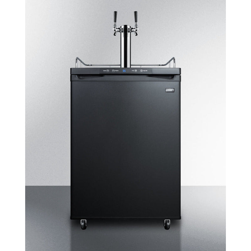 Summit 24" Wide Built-In Kegerator SBC635MBI7TWIN-Kegerators-The Wine Cooler Club