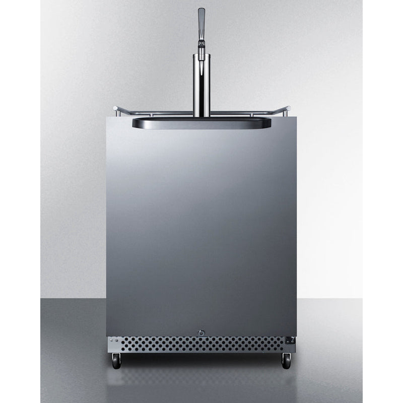 Summit 24" Wide Built-In Outdoor Nitro-Infused Coffee Kegerator SBC696OSNCF-Kegerators-The Wine Cooler Club
