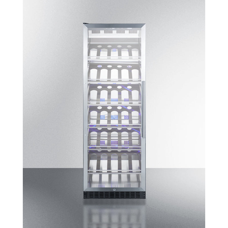 Summit 24" Wide Single Zone Commercial Wine Cellar SCR1401LHCH-Wine Cellars-The Wine Cooler Club