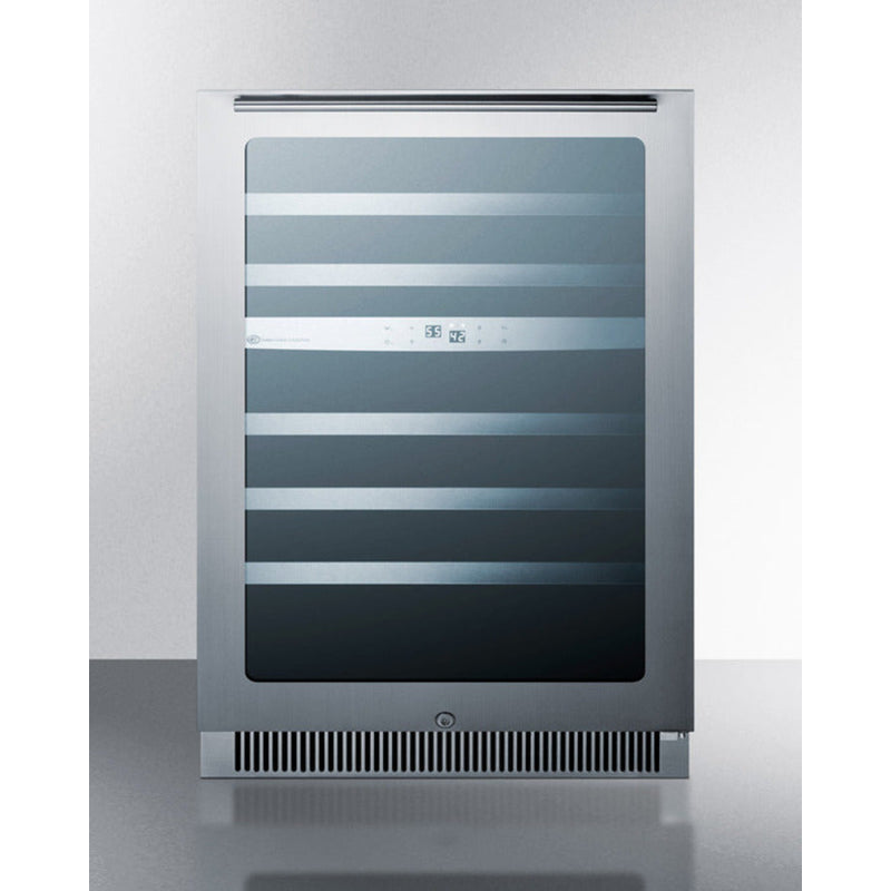 Summit 24" Wide Built-In Wine Cellar CL24WC2CSS-Wine Cellars-The Wine Cooler Club