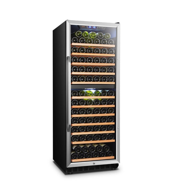 LANBO 138 BOTTLE DUAL ZONE WINE COOLER LW142D-Wine Coolers-The Wine Cooler Club