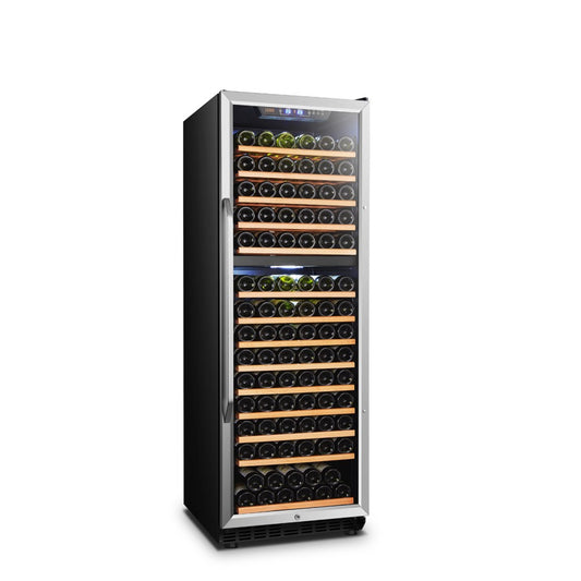 LANBO 160 BOTTLE DUAL ZONE WINE COOLER LW165D-Wine Coolers-The Wine Cooler Club