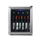 Newair Freestanding 16 Bottle Compressor Wine Fridge in Stainless Steel, Adjustable Racks and Exterior Digital Thermostat  NWC016SS00-Wine Fridges-The Wine Cooler Club