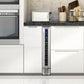 Newair 6" Built-In 7 Bottle Compressor Wine Fridge in Stainless Steel, Compact Size with Precision Digital Thermostat and Premium Beech Wood Shelves-Wine Fridges-The Wine Cooler Club