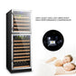 LANBO 162 BOTTLE DUAL DOOR WINE COOLER LW162DD-Wine Coolers-The Wine Cooler Club