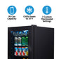 Newair 90 Can Freestanding Beverage Fridge in Onyx Black, with Adjustable Shelves and Lock AB-850B-Beverage Fridges-The Wine Cooler Club