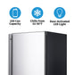 Newair 24” Built-in 160 Can Outdoor Beverage Fridge in Weatherproof Stainless Steel with Auto-Closing Door and Easy Glide Casters NOF160SS00-Beverage Fridges-The Wine Cooler Club