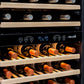 Newair 27” Built-in 160 Bottle Dual Zone Compressor Wine Fridge in Stainless Steel, Quiet Operation with Smooth Rolling Shelves AWR-1600DB-Wine Fridges-The Wine Cooler Club