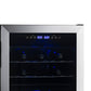 Newair Freestanding 43 Bottle Dual Zone Wine Fridge in Stainless Steel with Adjustable Racks NWC043SS00-Wine Fridges-The Wine Cooler Club