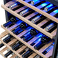 Newair 24” Built-in 46 Bottle Dual Zone Wine Fridge in Stainless Steel, Quiet Operation with Beech Wood Shelves AWR-460DB-Wine Fridges-The Wine Cooler Club