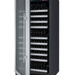24" Wide FlexCount II Tru-Vino 128 Bottle Single Zone Stainless Steel Left Hinge Wine Refrigerator - AO VSWR128-1SL20, AO VSWR128-1SR20-Wine Coolers-The Wine Cooler Club