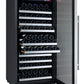 24" Wide FlexCount II Tru-Vino 128 Bottle Single Zone Stainless Steel Left Hinge Wine Refrigerator - AO VSWR128-1SL20, AO VSWR128-1SR20-Wine Coolers-The Wine Cooler Club