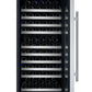 24" Wide FlexCount II Tru-Vino 128 Bottle Single Zone Stainless Steel Left Hinge Wine Refrigerator - AO VSWR128-1SL20, AO VSWR128-1SR20-Wine Coolers-The Wine Cooler Club