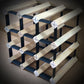 Kingsbottle 12 Bottle Timber Wine Rack | 3x3 Configuration WRT012N-Wine Racks-The Wine Cooler Club