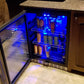 Kingsbottle 24 inch Beverage Refrigerator | Triple Glassdoor With Two Low-E KBUSF54B-SS-Wine Coolers-The Wine Cooler Club