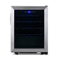 Newair Freestanding 23 Bottle Compressor Wine Fridge in Stainless Steel, Adjustable Racks and Exterior Digital Thermostat  NWC023SS00-Wine Fridges-The Wine Cooler Club