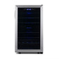 Newair Freestanding 43 Bottle Dual Zone Wine Fridge in Stainless Steel with Adjustable Racks NWC043SS00-Wine Fridges-The Wine Cooler Club