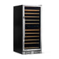 Newair 27” Built-in 116 Bottle Dual Zone Compressor Wine Fridge in Stainless Steel, Quiet Operation with Smooth Rolling Shelves AWR-1160DB-Wine Fridges-The Wine Cooler Club