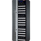 24" Wide FlexCount II Tru-Vino 177 Bottle Single Zone Stainless Steel Left Hinge Wine Refrigerator - AO VSWR177-1SL20, AO VSWR177-1SR20-Wine Coolers-The Wine Cooler Club