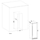 LANBO 162 BOTTLE DUAL DOOR WINE COOLER LW162DD-Wine Coolers-The Wine Cooler Club