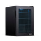 Newair 90 Can Freestanding Beverage Fridge in Onyx Black, with Adjustable Shelves and Lock AB-850B-Beverage Fridges-The Wine Cooler Club