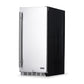 Newair 15” Built-in 90 Can Outdoor Beverage Fridge in Weatherproof Stainless Steel with Auto-Closing Door and Easy Glide Casters NOF090SS00-Beverage Fridges-The Wine Cooler Club