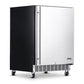 Newair 24” Built-in 160 Can Outdoor Beverage Fridge in Weatherproof Stainless Steel with Auto-Closing Door and Easy Glide Casters NOF160SS00-Beverage Fridges-The Wine Cooler Club