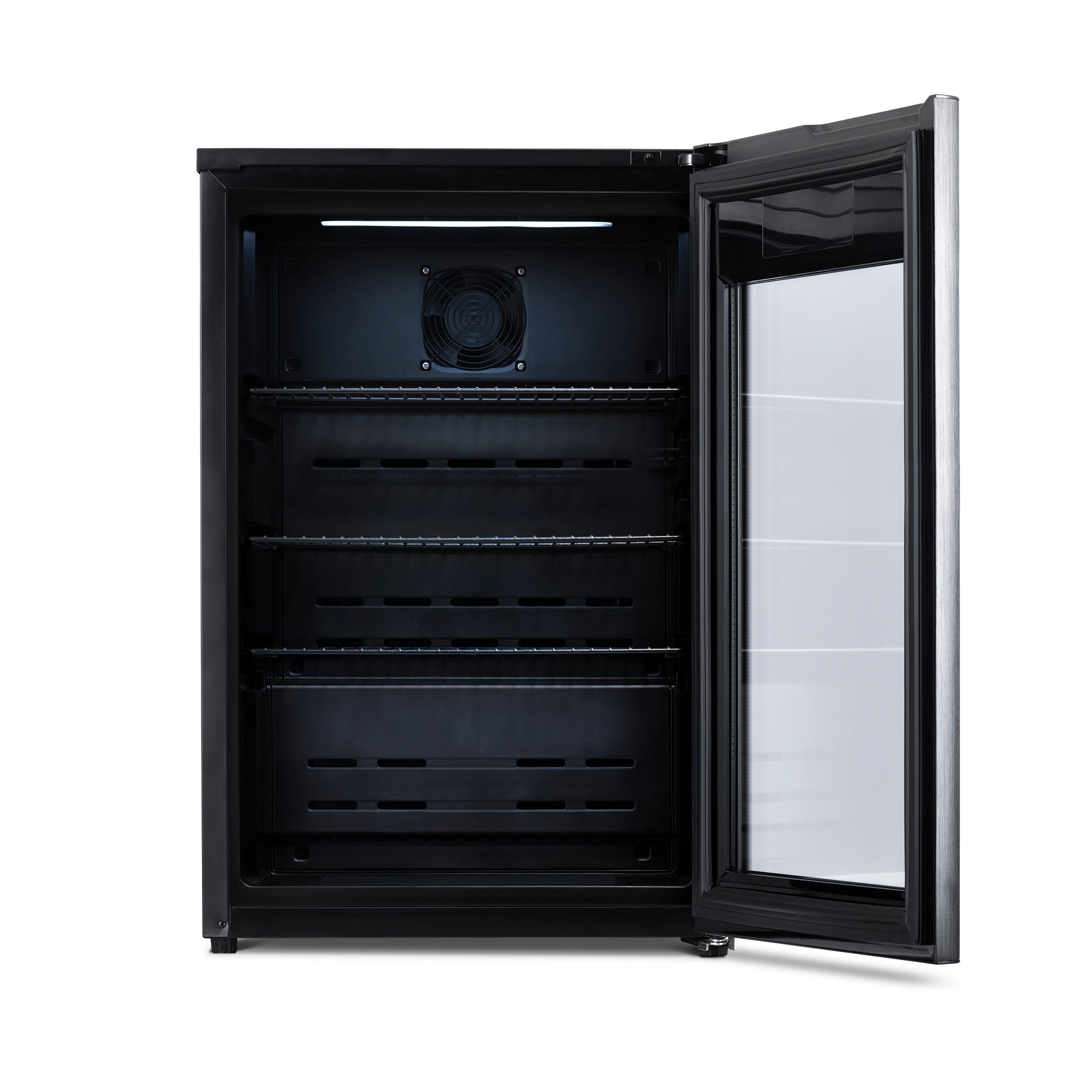 Newair Froster 125 Can Freestanding Beverage Fridge in Black, Chills Down to 23 Degrees NBF125BK00-Beverage Fridges-The Wine Cooler Club
