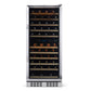 Newair 27” Built-in 116 Bottle Dual Zone Compressor Wine Fridge in Stainless Steel, Quiet Operation with Smooth Rolling Shelves AWR-1160DB-Wine Fridges-The Wine Cooler Club