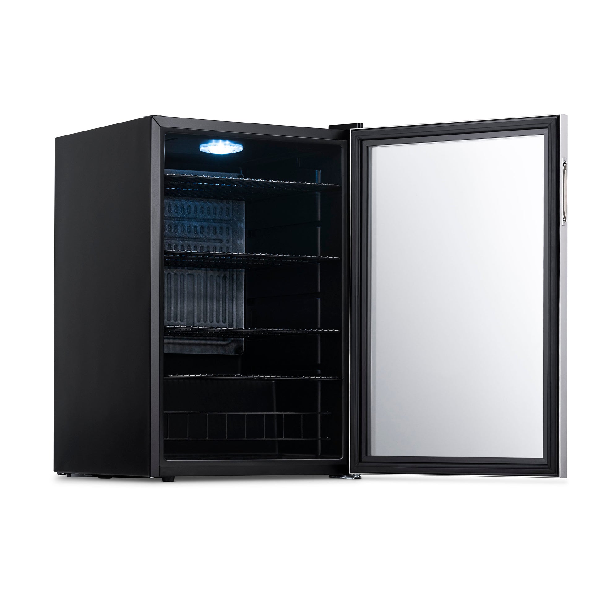 Newair 160 Can Freestanding Beverage Fridge in Stainless Steel with SplitShelf™ NBC160SS00-Beverage Fridges-The Wine Cooler Club