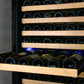 24" Wide FlexCount Classic II Tru-Vino 174 Bottle Single Zone Stainless Steel Left and Right Hinge Wine Refrigerator-Wine Coolers-The Wine Cooler Club